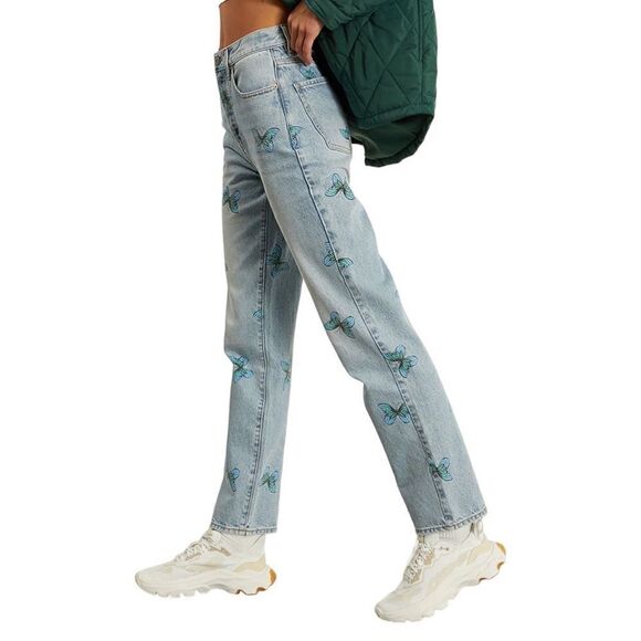 NWTāPacSunāECOāButterflyāš¦āPrintāDadāJeans - Picture 4 of 8